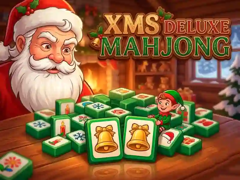 Cluiche Xmas Mahjong Deluxe ar líne