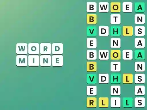 Cluiche Word Mine ar líne