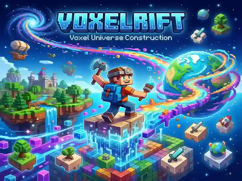 Cluiche Voxelrift ar líne