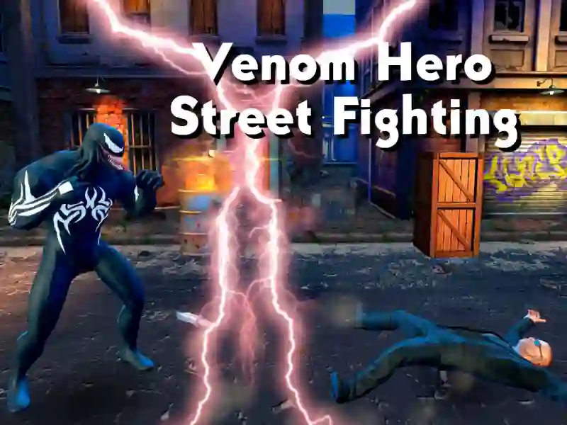 Cluiche Venom Hero Street Fighting ar líne