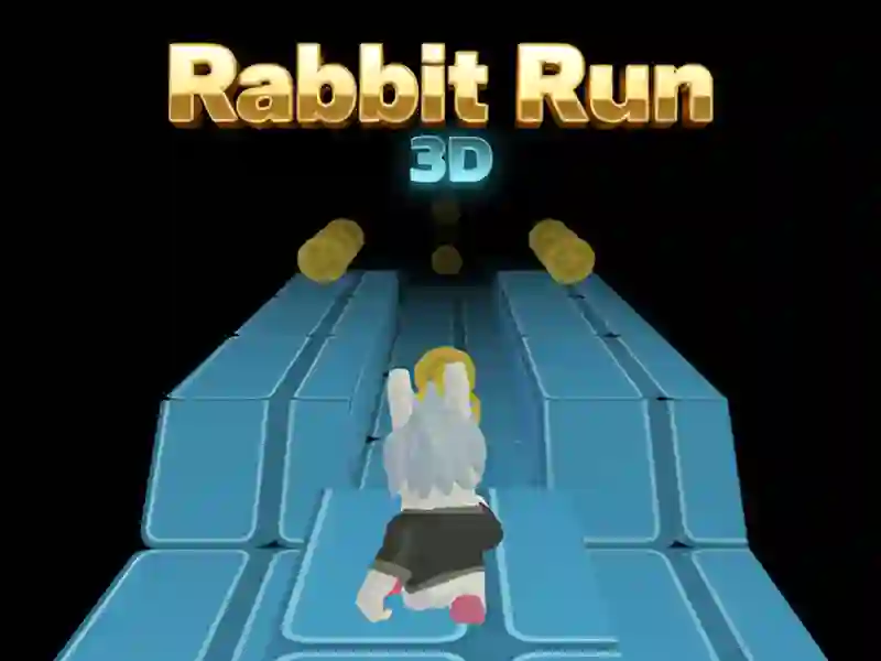 Cluiche Rabbit Run 3D ar líne