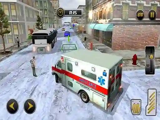 Cluiche Modern city ambulance simulator ar líne