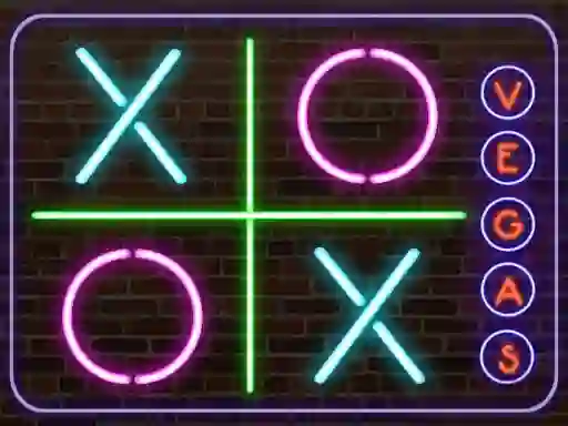Cluiche Tic-Tac-Toe: Vegas ar líne