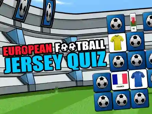Cluiche European Football Jersey Quiz ar líne