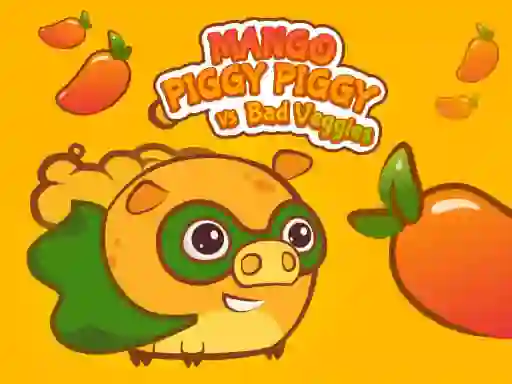 Cluiche Mango Piggy Piggy vs Bad Veggies ar líne