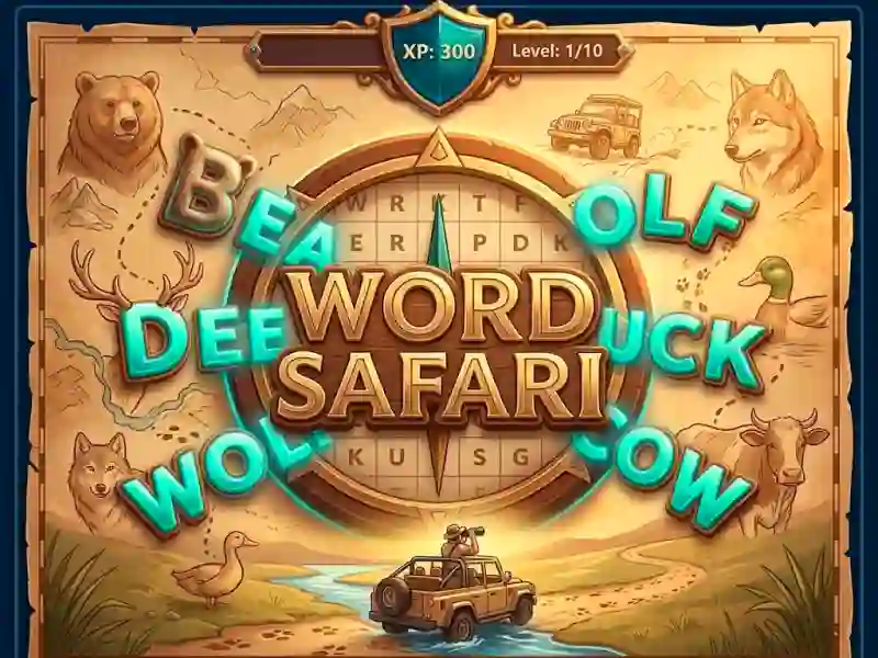 Cluiche WordSafari ar líne