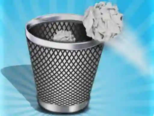 Cluiche Trash Toss Paper Flings ar líne