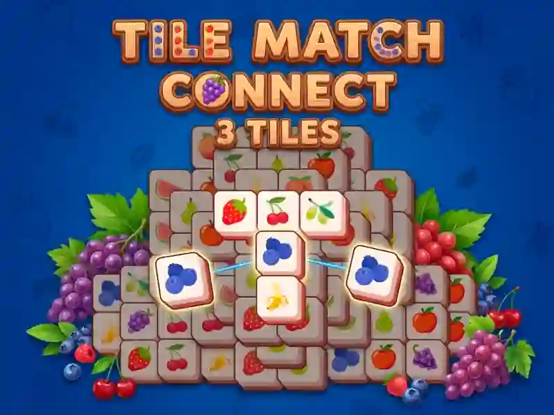 Cluiche Tile Match Connect 3 Tiles ar líne