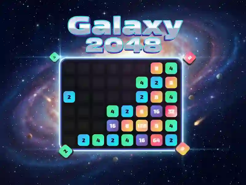 Cluiche Galaxy 2048 ar líne