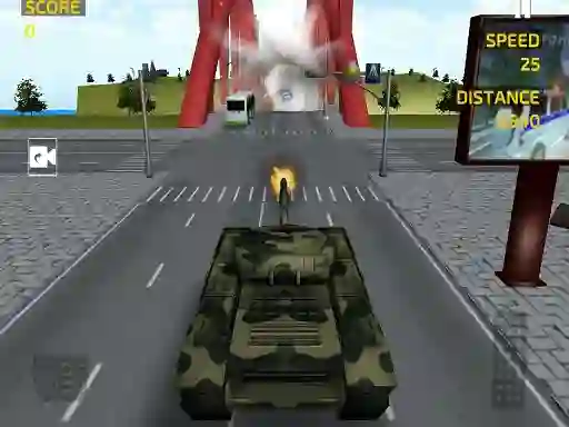 Cluiche Army Tank Driving Simulation ar líne