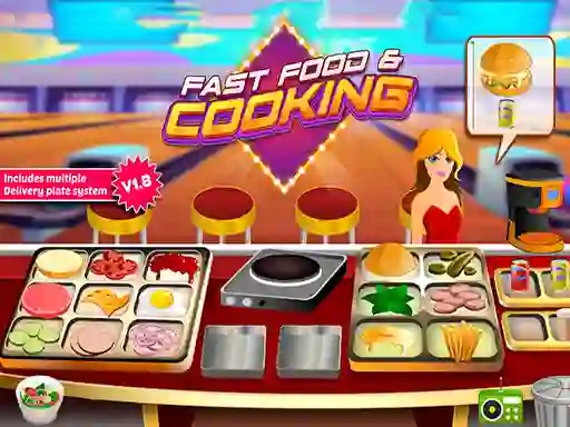 Cluiche Fast Food & Cooking ar líne