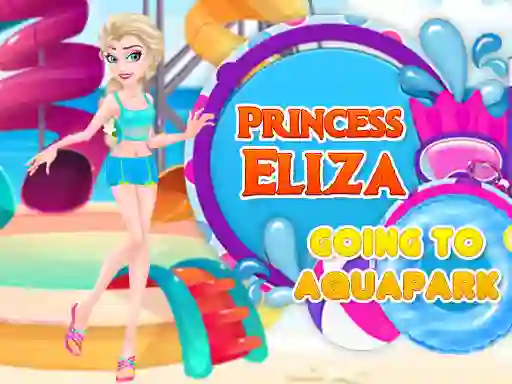 Cluiche Princess Eliza Going To Aquapark ar líne