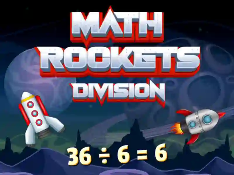 Cluiche Math Rockets Division ar líne