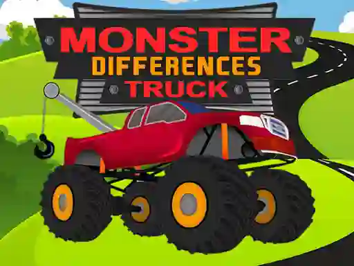 Cluiche Monster Truck Differences ar líne