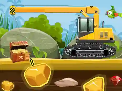 Cluiche Gold Truck Crane ar líne