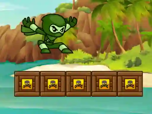 Cluiche Green Ninja Run ar líne