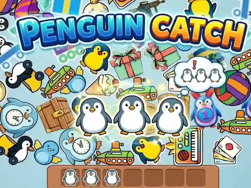 Cluiche Penguin catch ar líne