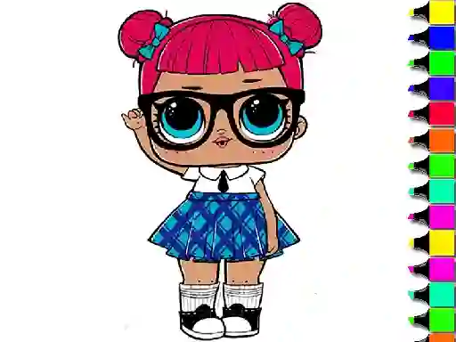 Cluiche Easy Kids Coloring Lol ar líne