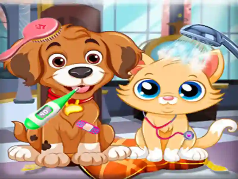 Cluiche Puppy Pet Vet Care ar líne