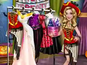 Cluiche Dove Halloween Dolly Dress Up ar líne
