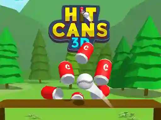 Cluiche Hit Cans 3d ar líne