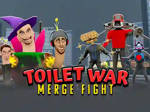 Cluiche Toilet War: Merge Skibidi ar líne