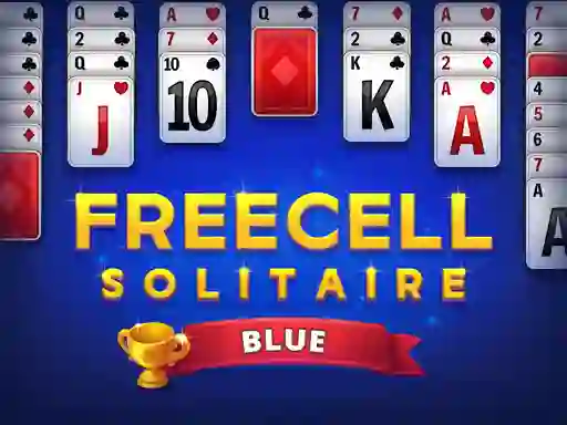 Cluiche Freecell Solitaire Blue ar líne