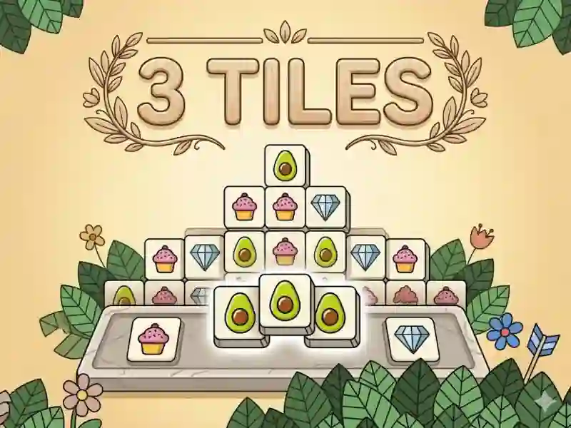 Cluiche 3 Tiles ar líne