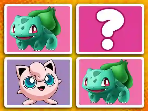 Cluiche Poke World Find-Pairs ar líne