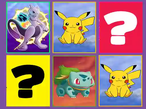 Cluiche Pokemon Find Pairs ar líne