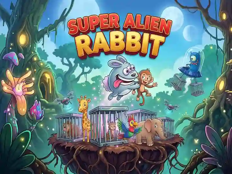 Cluiche Super Alien Rabbit ar líne