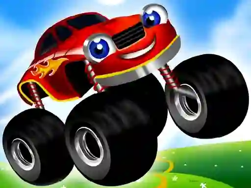 Cluiche Monster Truck Memory ar líne
