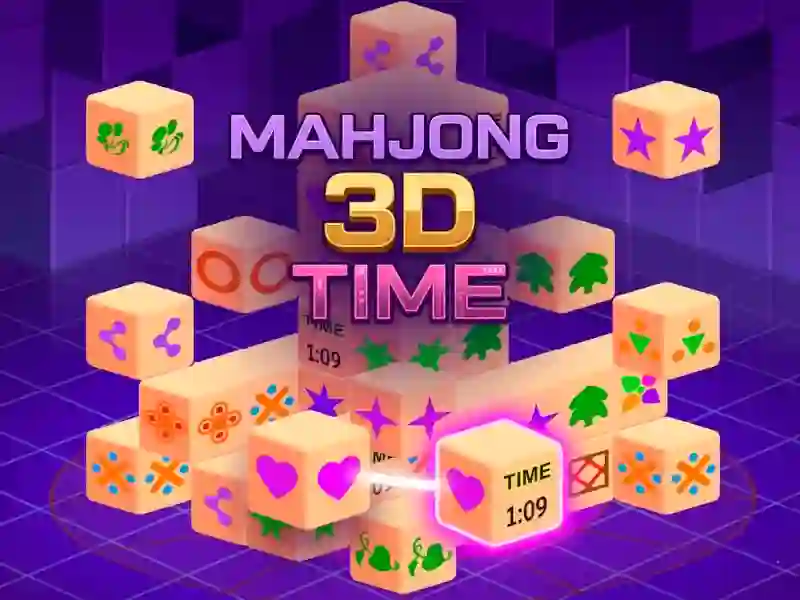 Cluiche Mahjong 3D Time ar líne