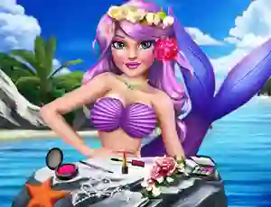 Cluiche Princess Mermaid Makeup Style ar líne