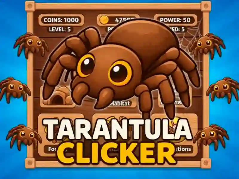Cluiche Tarantula Clicker ar líne