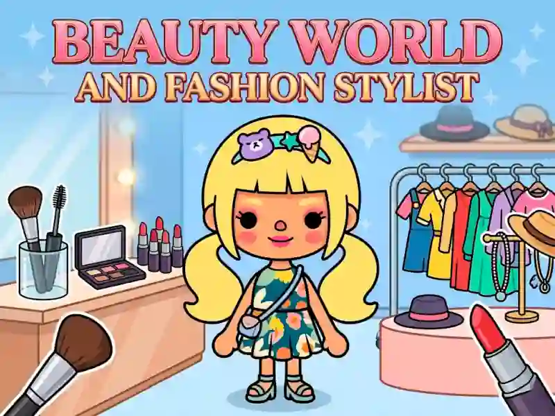 Cluiche Beauty World And Fashion Stylist ar líne
