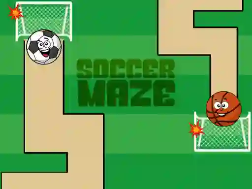 Cluiche Soccer Maze ar líne