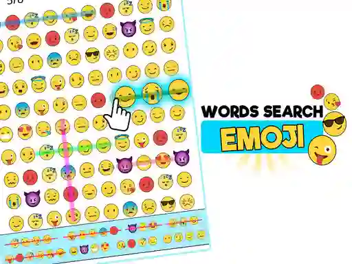 Cluiche Word Search Emoji Edition ar líne