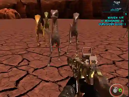 Cluiche Dinosaurs Survival Active Vulcan ar líne