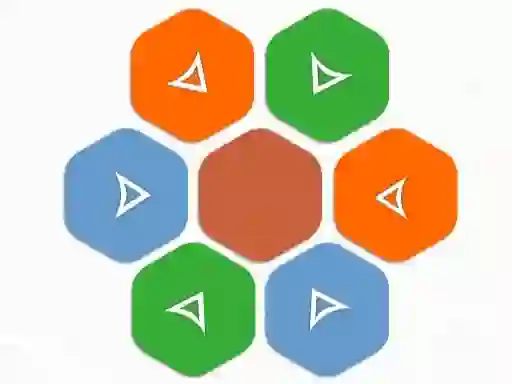 Cluiche Hexa match ar líne