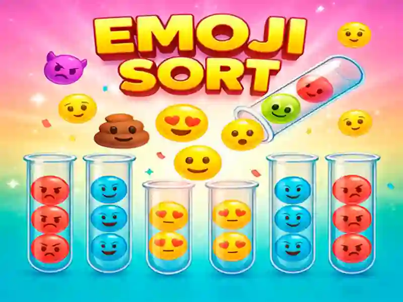 Cluiche Emoji Sort ar líne
