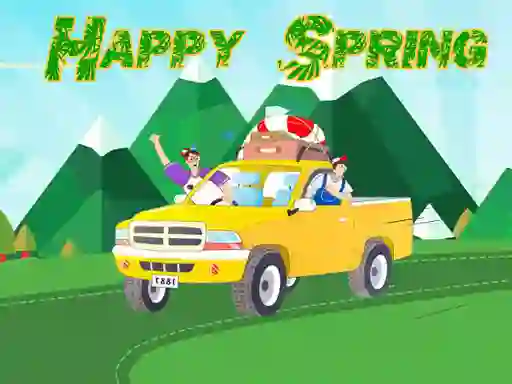 Cluiche Happy Spring Jigsaw Puzzle ar líne