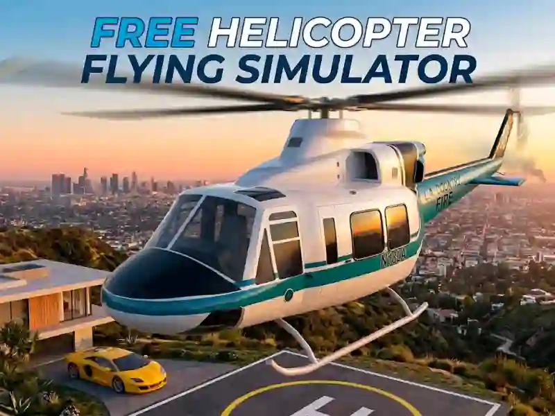 Cluiche Free Helicopter Flying Simulator ar líne