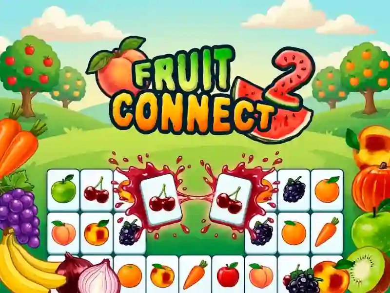 Cluiche Fruit connect 2 ar líne