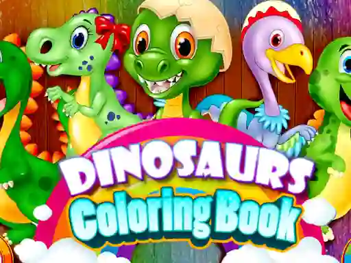 Cluiche Dinosaurs Coloring Book ar líne