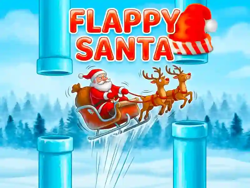 Cluiche Flappy Santa ar líne