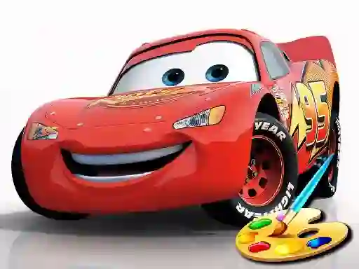 Cluiche Disney Cars Coloring Book ar líne