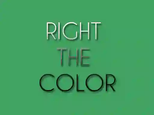 Cluiche Right the Color ar líne