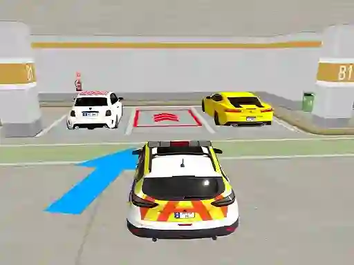 Cluiche Real Car Parking Basement Driving School Simulator ar líne