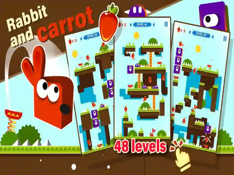 Cluiche Rabbit & Carrot ar líne